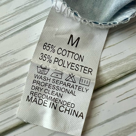 MLB Baseball Mama Mom Graphic Short Sleeve Shirt Blue Cheetah Print Size Medium - Picture 11 of 11